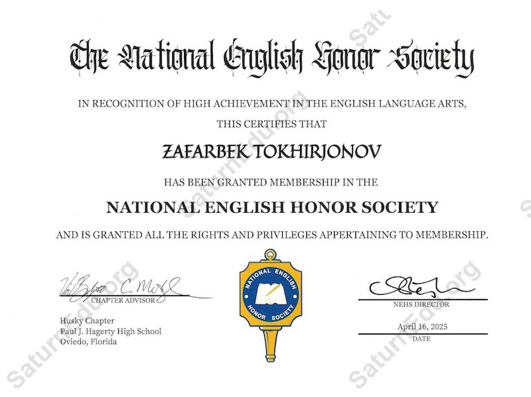 National English Honor Society