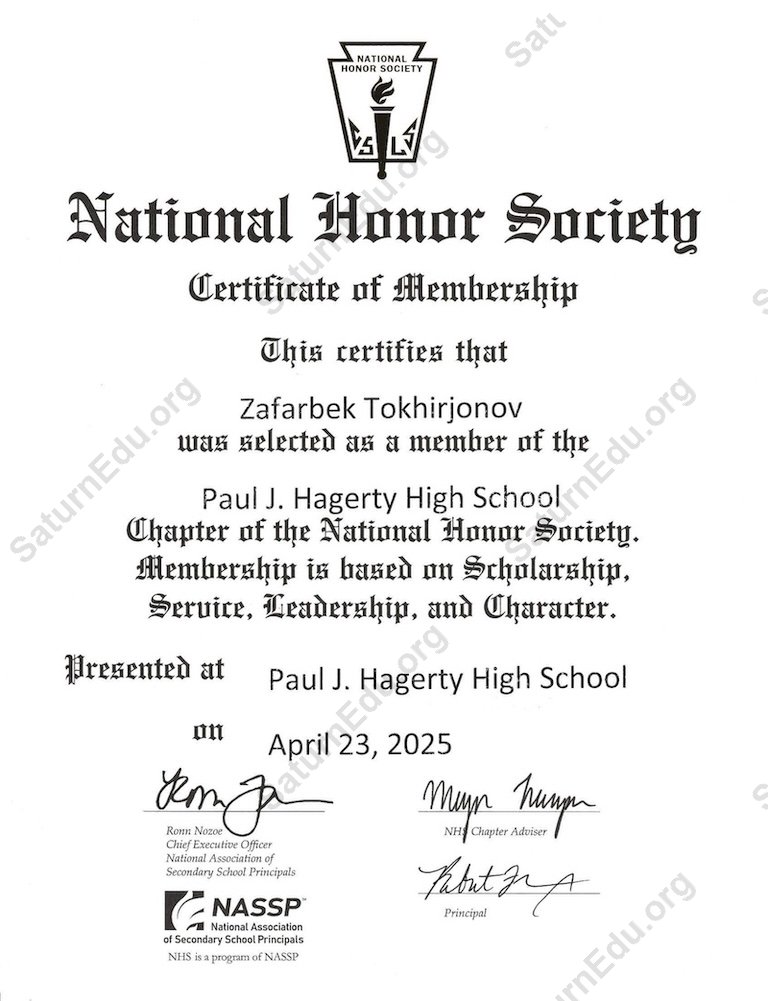 National Honor Society